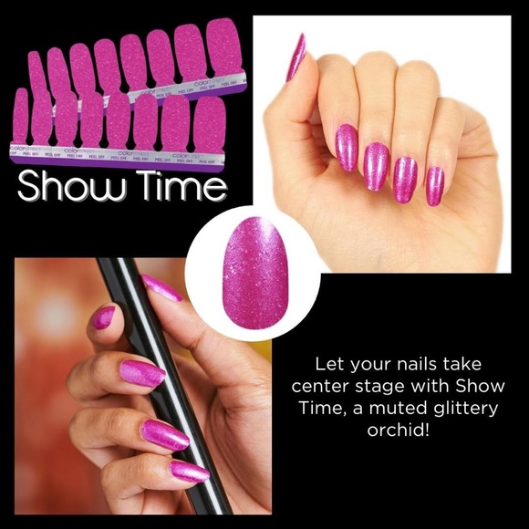 5/$50 Color Street Show Time Nail Strips - Picture 1 of 11